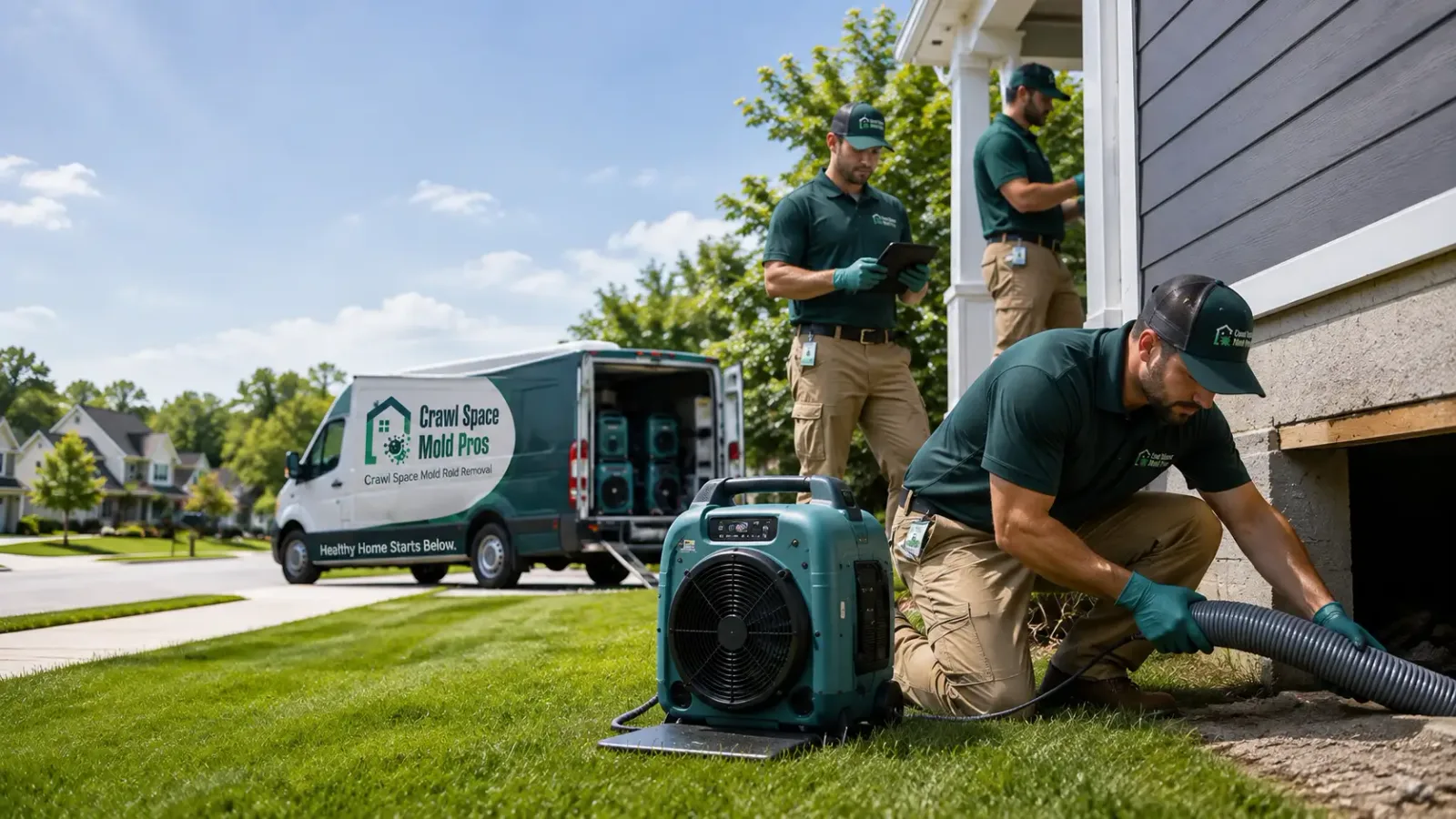 Crawl Space Mold Removal in Gays, IL